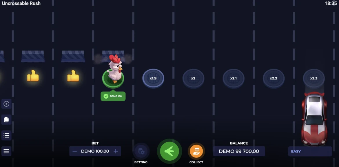 Uncrossable Rush